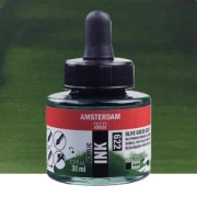 AMSTERDAM ACRYLIC INK 30 ml - OLIVE GREEN DEEP