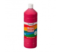 CREALL BASIC COLOR - farba plakatowa 1l - czerwona ciemna