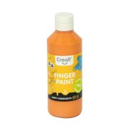 CREALL Fingerpaint farba do malowania palcami  750ml - POMARAŃCZOWA - bez konserwantów