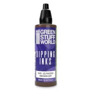 Green Stuff World Dipping Ink 60ml ELFWOOD BROWN