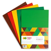 HAPPY COLOR TEKTURA FALISTA A4 5 ARK FOREST