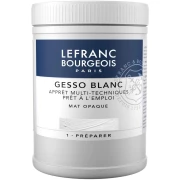 LEFRANC & BOURGEOIS ACRYLIC ADDITIVE 500ml GESSO BLANC GRUNT