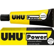 UHU Power czarny - klej bezbarwny, mocny 45 ml